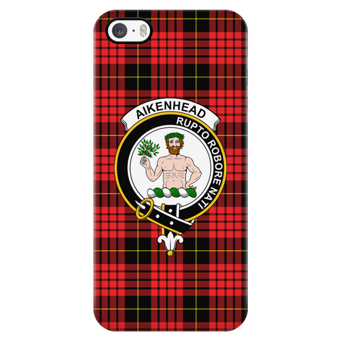 Image of Aikenhead Scottish Clan Tartan Phone Case - shirtskishirt