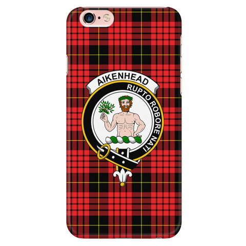 Image of Aikenhead Scottish Clan Tartan Phone Case - shirtskishirt