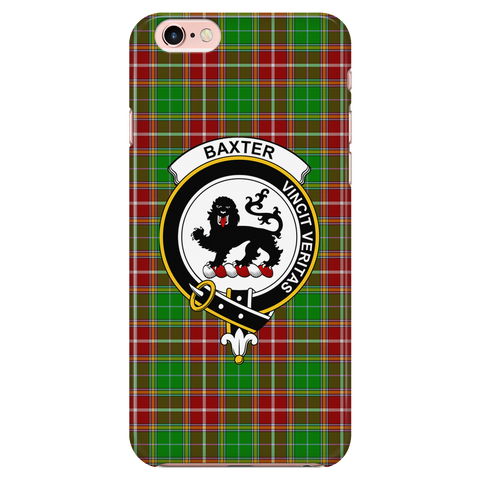 Image of Baxter Modern Scottish Clan Tartan Phone Case - shirtskishirt