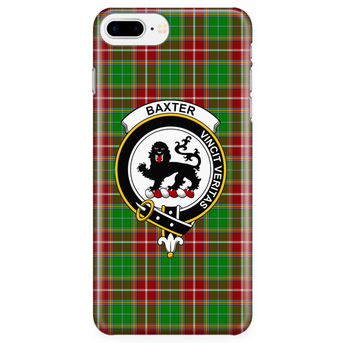 Image of Baxter Modern Scottish Clan Tartan Phone Case - shirtskishirt