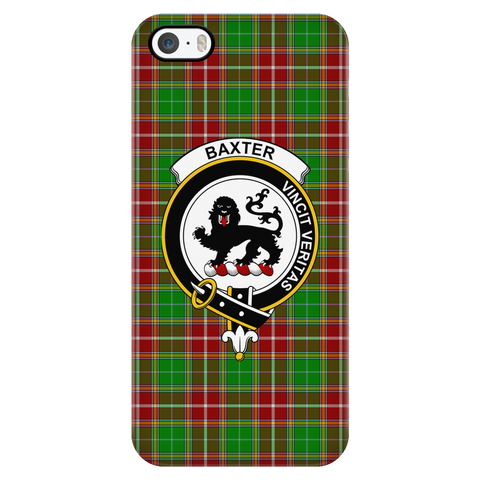 Image of Baxter Modern Scottish Clan Tartan Phone Case - shirtskishirt