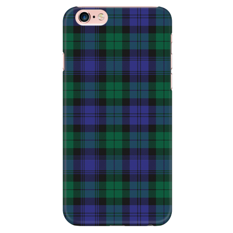 Image of Blackwatch Modern Scottish Plaid Tartan Phone Case - shirtskishirt