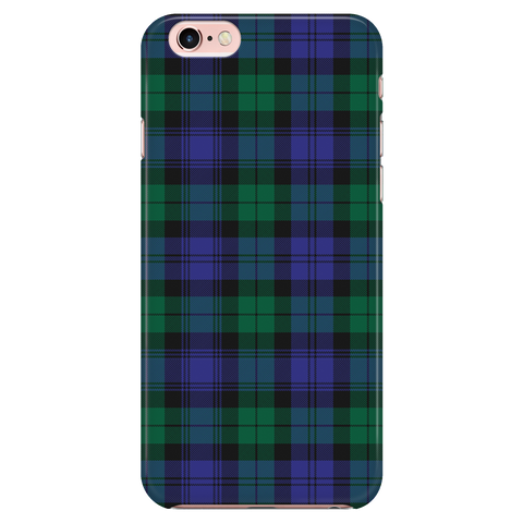 Image of Blackwatch Modern Scottish Plaid Tartan Phone Case - shirtskishirt