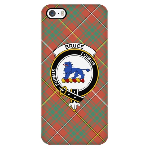 Image of Bruce Ancient Scottish Clan Tartan Phone Case - shirtskishirt