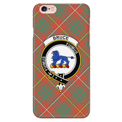 Image of Bruce Ancient Scottish Clan Tartan Phone Case - shirtskishirt