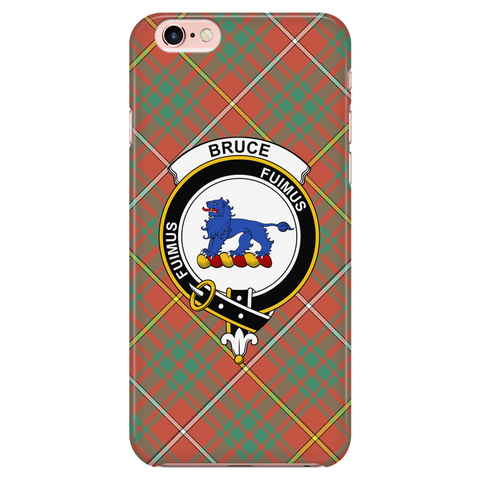 Image of Bruce Ancient Scottish Clan Tartan Phone Case - shirtskishirt