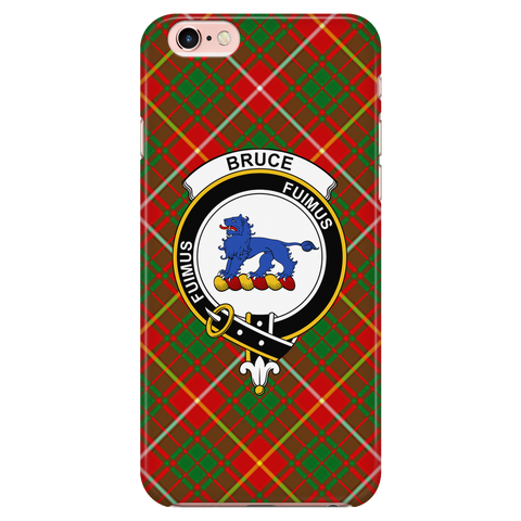 Image of Bruce Scottish Clan Tartan Phone Case - shirtskishirt