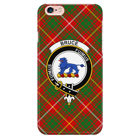 Image of Bruce Scottish Clan Tartan Phone Case - shirtskishirt