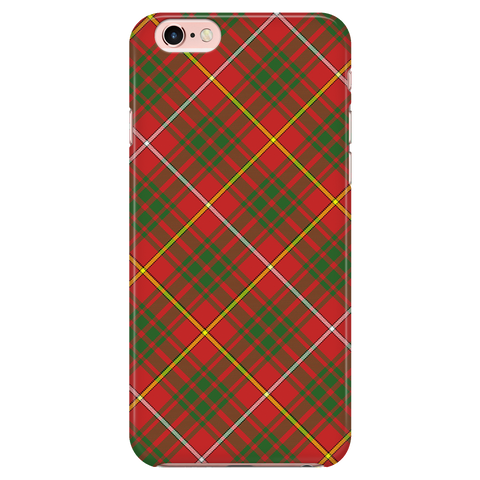 Image of Bruce Modern Scottish Plaid Tartan Phone Case - shirtskishirt