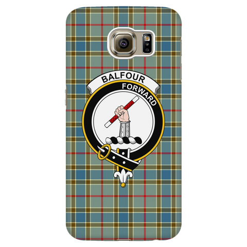 Image of Balfour Scottish Clan Tartan Phone Case - shirtskishirt