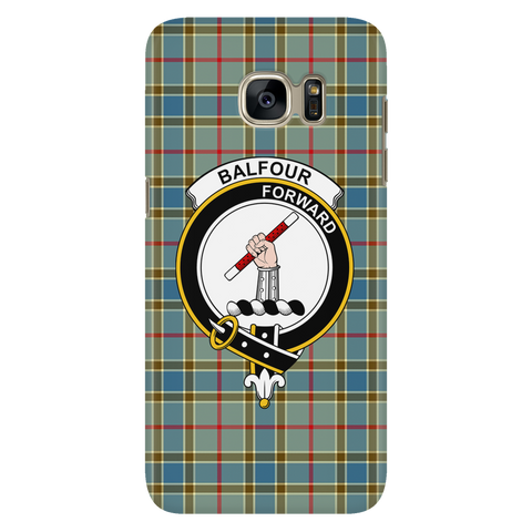 Image of Balfour Scottish Clan Tartan Phone Case - shirtskishirt