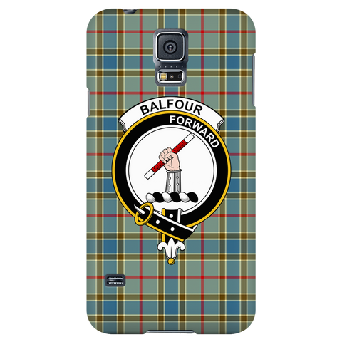 Image of Balfour Scottish Clan Tartan Phone Case - shirtskishirt