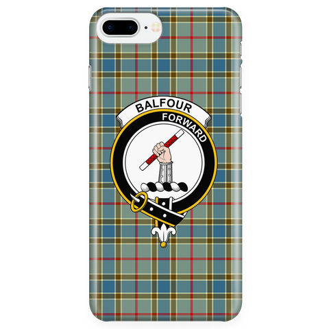 Image of Balfour Scottish Clan Tartan Phone Case - shirtskishirt