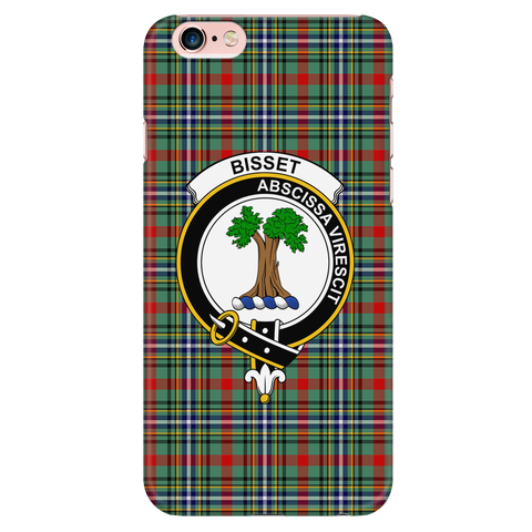 Image of Bisset Scottish Clan Tartan Phone Case - shirtskishirt