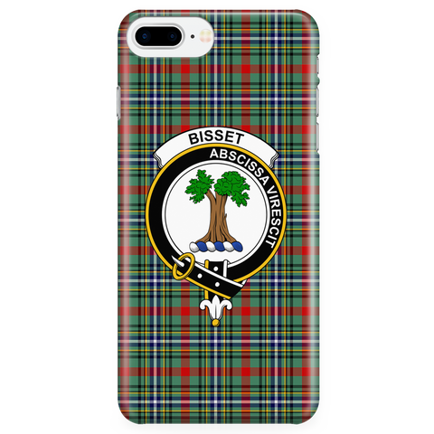 Image of Bisset Scottish Clan Tartan Phone Case - shirtskishirt