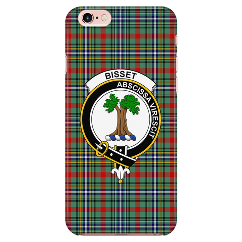 Image of Bisset Scottish Clan Tartan Phone Case - shirtskishirt