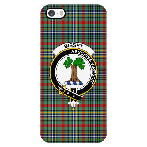 Image of Bisset Scottish Clan Tartan Phone Case - shirtskishirt