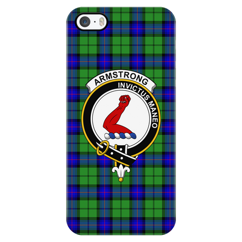 Image of Armstrong Hunting Scottish Clan Tartan Phone Case - shirtskishirt