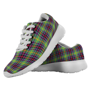 ScottishShop Tartan Sneakers Clephan Scotland Tartan Running Shoes - shirtskishirt