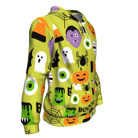 Image of Various Cute Halloween Hoodie Over Print - shirtskishirt