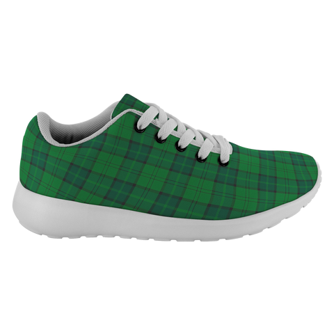 Image of ScottishShop Tartan Sneakers Dunbar Hunting Scotland Tartan Running Shoes - shirtskishirt