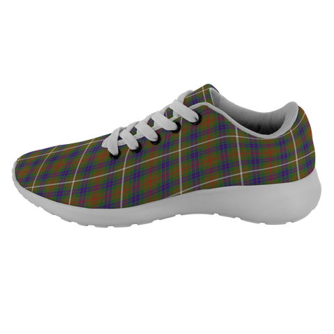 Image of ScottishShop Tartan Sneakers Fraser Hunting Scotland Tartan Running Shoes - shirtskishirt