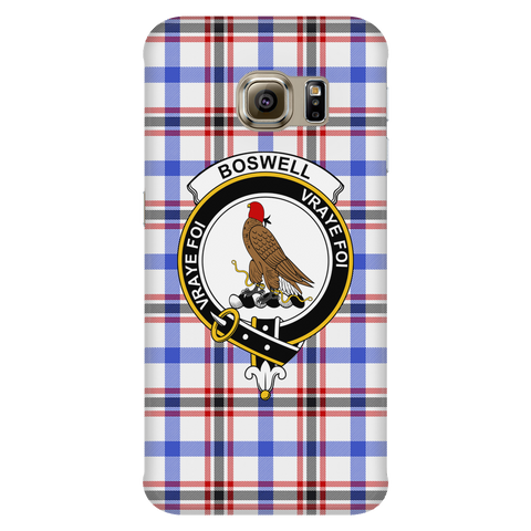 Image of Boswell Modern Scottish Clan Tartan Phone Case - shirtskishirt