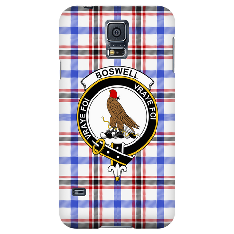 Image of Boswell Modern Scottish Clan Tartan Phone Case - shirtskishirt