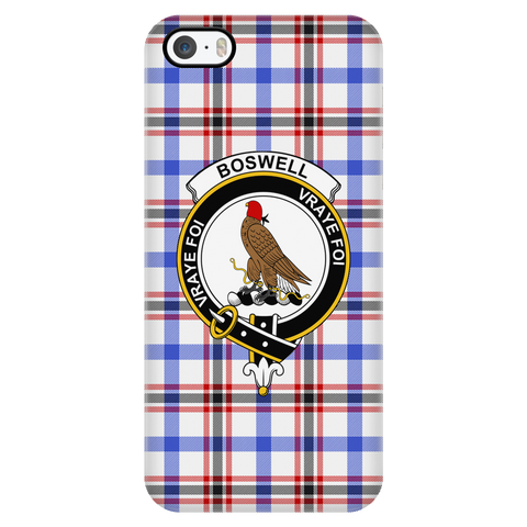 Image of Boswell Modern Scottish Clan Tartan Phone Case - shirtskishirt