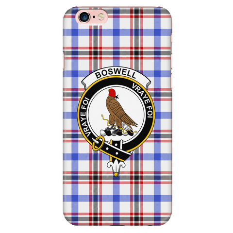 Image of Boswell Modern Scottish Clan Tartan Phone Case - shirtskishirt