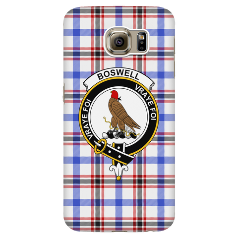 Image of Boswell Modern Scottish Clan Tartan Phone Case - shirtskishirt