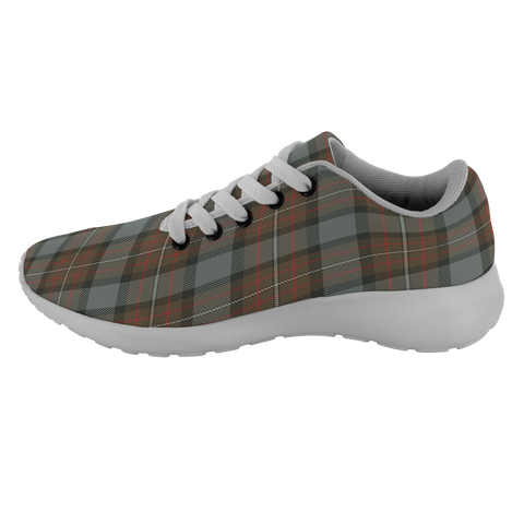 Image of ScottishShop Tartan Sneakers Ferguson Weathered Scotland Tartan Running Shoes - shirtskishirt