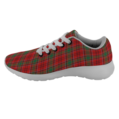 Image of Tartan Sneakers - Grant Red Scotland | Unisex Tartan Running Shoes | Sneakers Men & Women Tartan Shoes