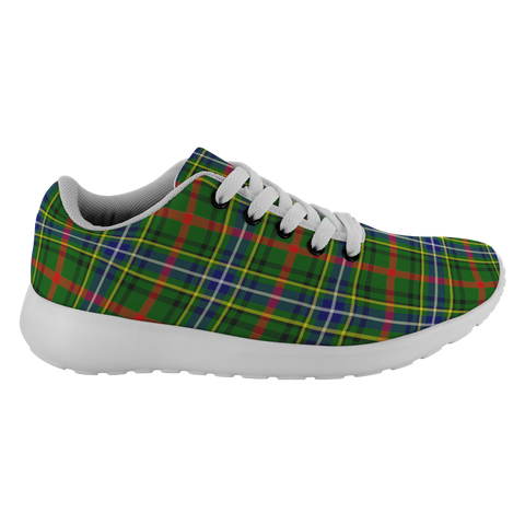 Image of ScottishShop Tartan Sneakers Bisset Pattern Scotland Running Shoes - shirtskishirt