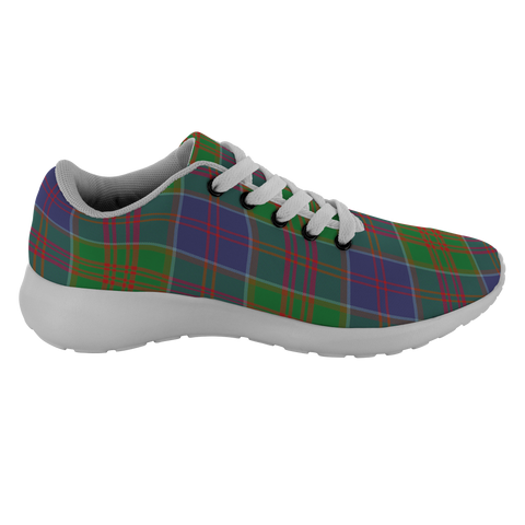 Image of Tartan Sneakers - Stewart Of Appin Hunting Modern Scotland | Unisex Tartan Running Shoes | Sneakers Men & Women Tartan Shoes