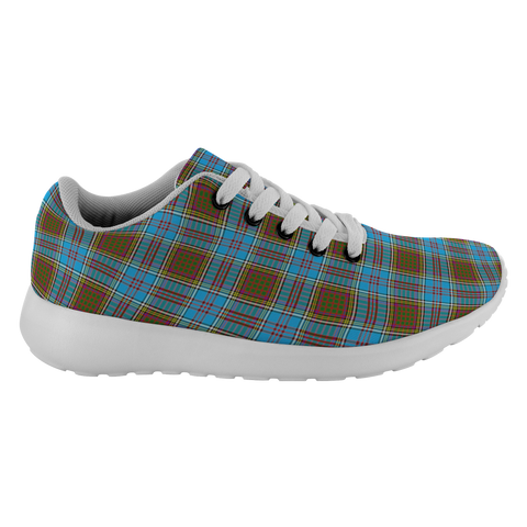 Image of ScottishShop Tartan Sneakers Anderson Scotland Running Shoes - shirtskishirt