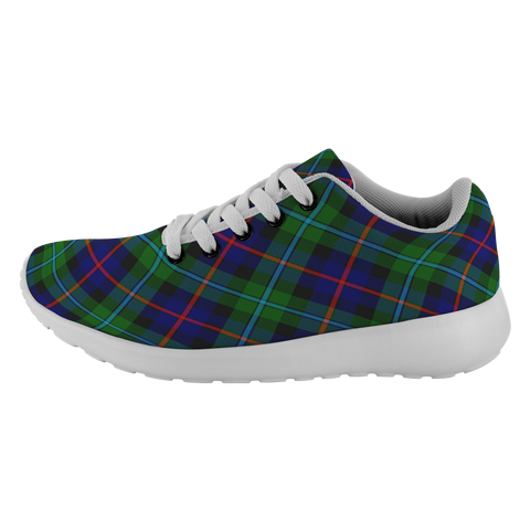 Image of ScottishShop Tartan Sneakers Campbell Of Cawdor Modern Scotland Tartan Running Shoes - shirtskishirt