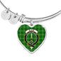 Blane Scottish Clan Tartan Bangle Heart Shine On Bangle Heart