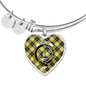 Barclay Scottish Clan Tartan Bangle Heart Shine On Bangle Heart