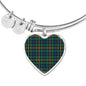 Allison Scottish Clan Tartan Bangle Heart Shine On Bangle Heart