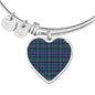 Cooper Ancient Scottish Clan Tartan Bracelet Bangle Heart Jewelry Shine On Bangle Heart