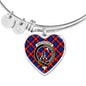 Anstruther Scottish Clan Tartan Bangle Heart Shine On Bangle Heart