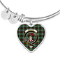 Brodie Scottish Clan Tartan Bangle Heart Shine On Bangle Heart