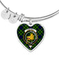 Campbell Of Breadalbane Modern Scottish Clan Tartan Bangle Heart Shine On Bangle Heart