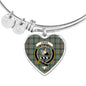 Craig Scottish Clan Tartan Bracelet Bangle Heart Jewelry Shine On Bangle Heart