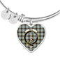 Bell Scottish Clan Tartan Bangle Heart Shine On Bangle Heart