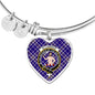 Allardice Scottish Clan Tartan Bangle Heart Shine On Bangle Heart