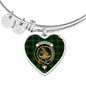 Beveridge Scottish Clan Tartan Bangle Heart Shine On Bangle Heart
