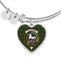 Cochrane Scottish Clan Tartan Bracelet Bangle Heart Jewelry Shine On Bangle Heart