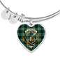 Blackadder Scottish Clan Tartan Bangle Heart Shine On Bangle Heart